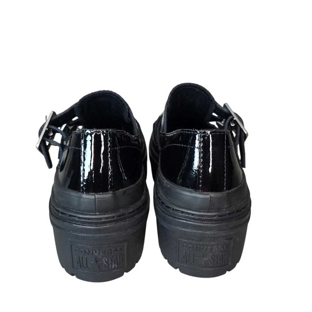 Converse Chuck Taylor All Star Lugged Mary Jane Womens 6.5 Black Platform Sneake